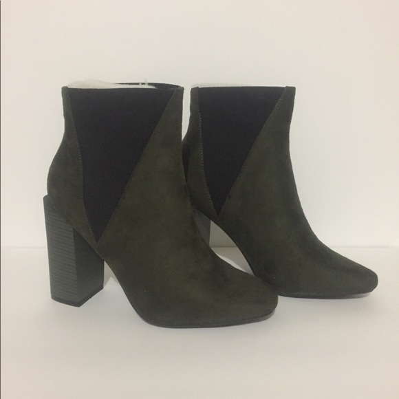 🔴 LAST 1 ! 🎉Ankle Boots  4” Block High Heel - Picture 2 of 4